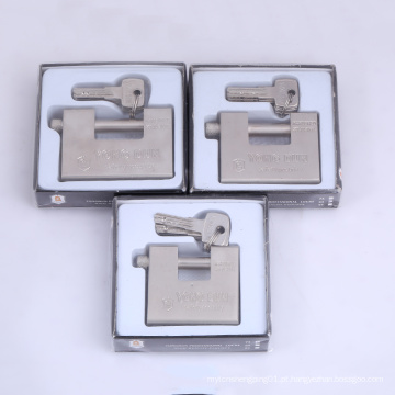 Cadeado retangular de aço sólido endurecido com 4 chaves de computador